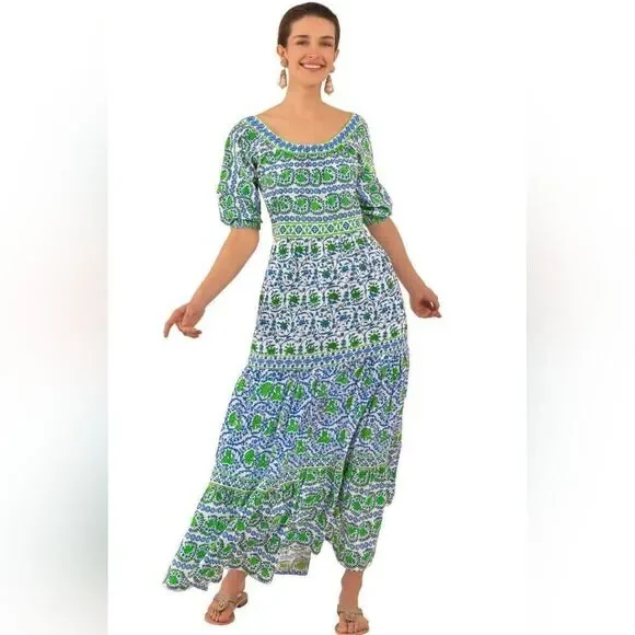 knee length dresses for ladies Wash & Wear Hope Midi/Maxi Dress Periwinkle / Goddess (XXL) main image 1